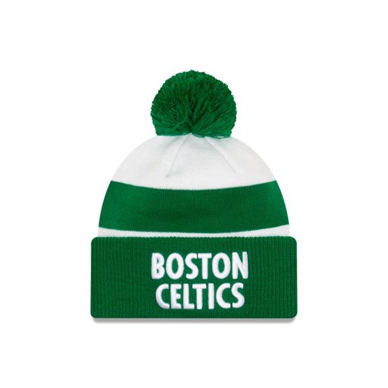 NBA Boston Celtics City Edition Pom Knit (DWO8541) - Green New Era Beanies